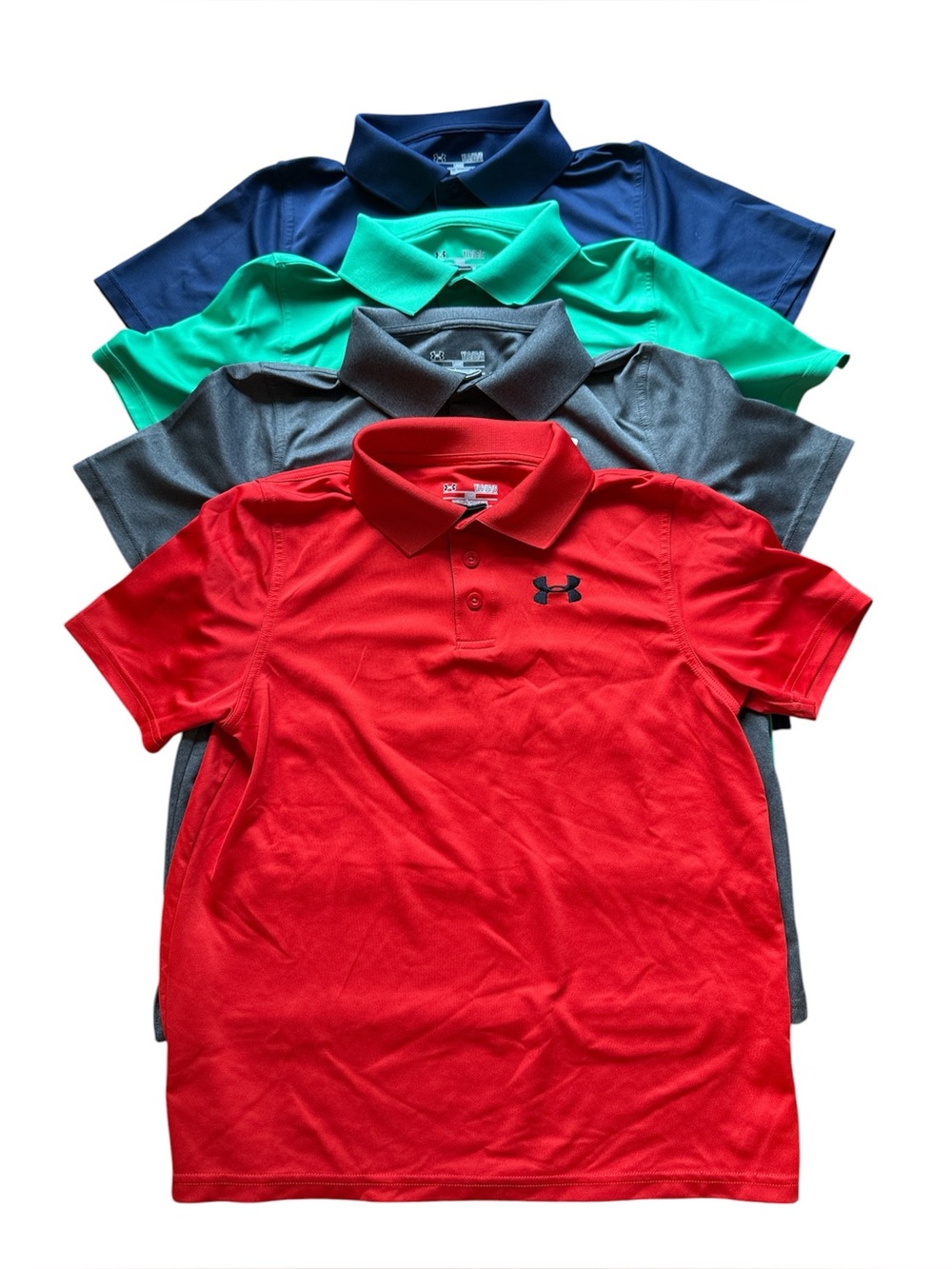 Under Armour Youth Large Golf Shirts